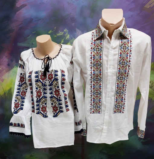 Set de ii pentru damă și bărbați model multicolor