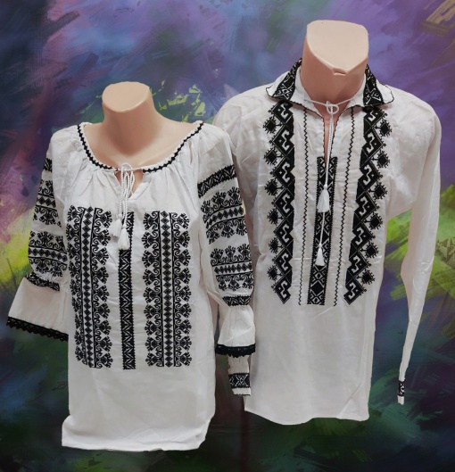 Set de ii pentru damă și bărbați model negru