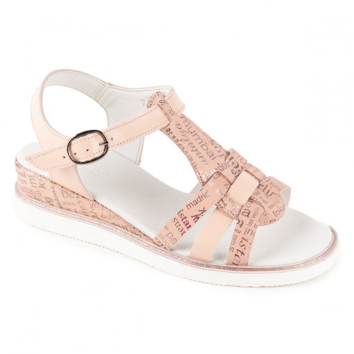 Sandale dama piele naturala 1721 roz