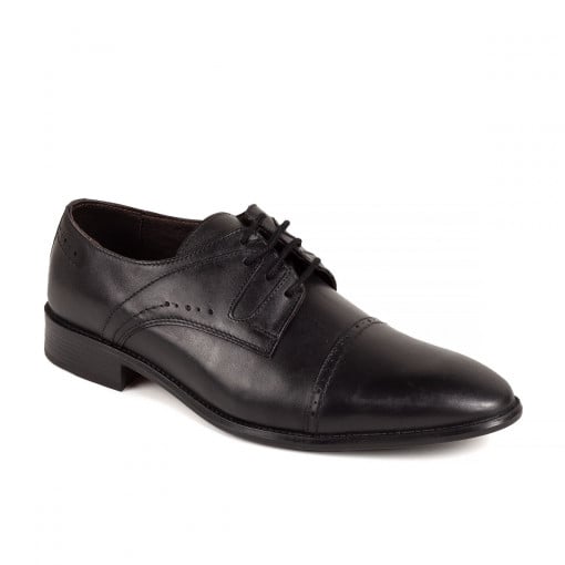 Pantofi eleganti barbati piele naturala 992 negru