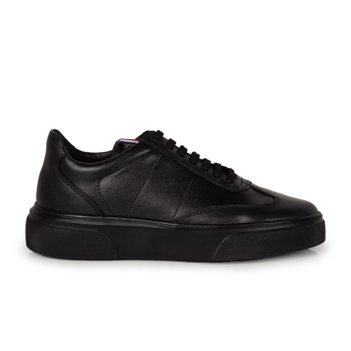 Sneakers Casual Piele Naturala 704 Negru