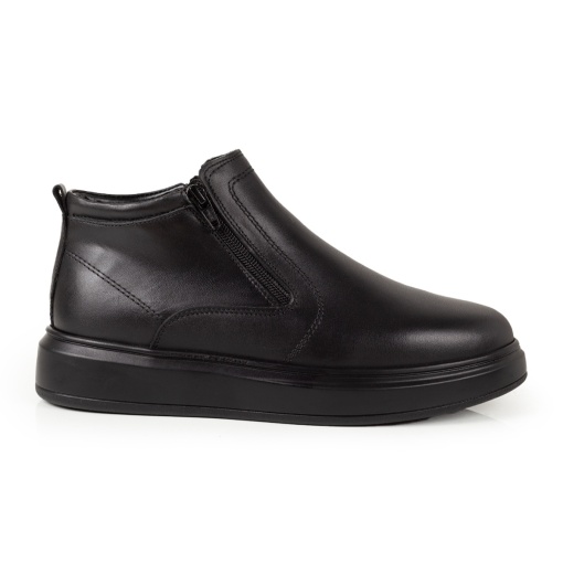 Ghete Piele Naturala Barbati 453-03 Negru