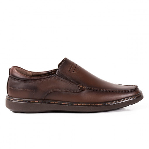 Pantofi casual barbati piele naturala Ceko maro