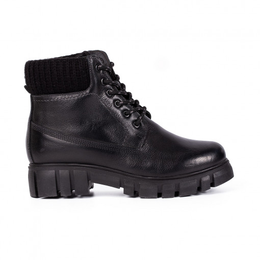 Ghete dama piele naturala 1535 negru