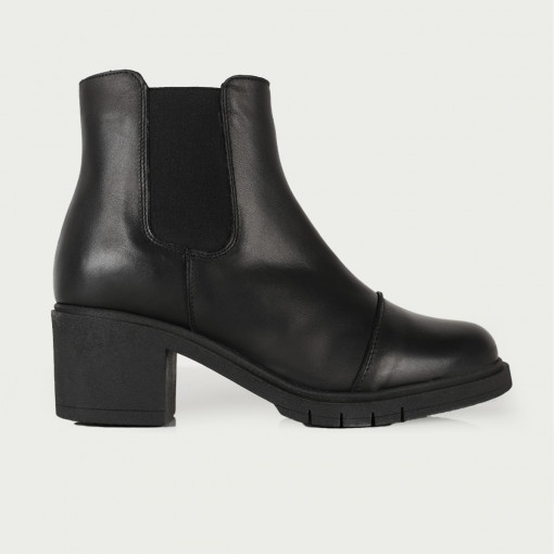 Ghete Piele Naturala Dama piele A202 Negru