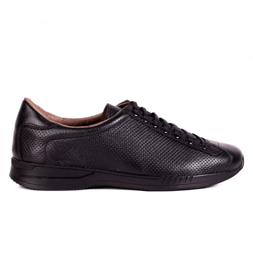 Pantofi sport barbati piele naturala 2545 negru