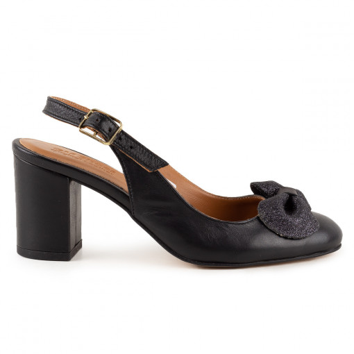 Pantofi Dama Eleganti Piele Naturala 1919 Negru