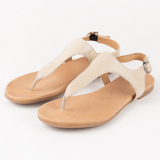 Sandale Dama Casual Piele Naturala 133 Maro