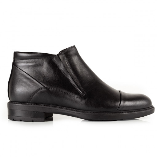 Ghete Piele Naturala Barbati L804 Negru