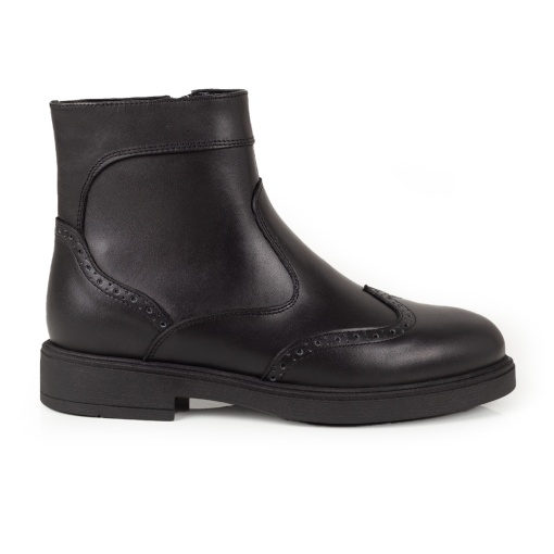 Ghete Piele Naturala Barbati 408 Negru
