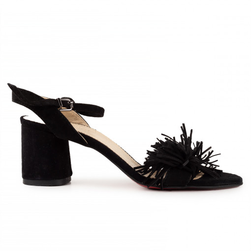 Pantofi Dama Eleganti Piele Naturala 1928 Negru
