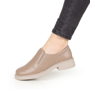 Pantofi Dama Casual Piele Naturala 158 Bej