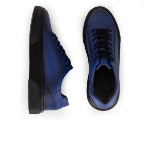 Sneakers Piele Naturala L700 Albastru-2 - Img 3