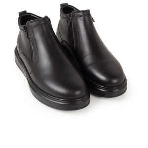 Ghete Piele Naturala Barbati 453-03 Negru - Img 3