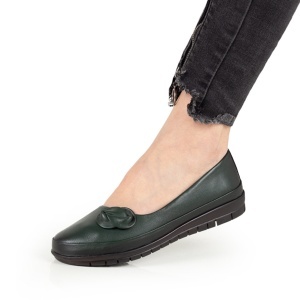Pantofi Dama Casual Piele Naturala 1292 Verde