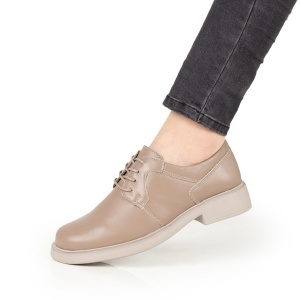 Pantofi Dama Casual Piele Naturala 156 Bej