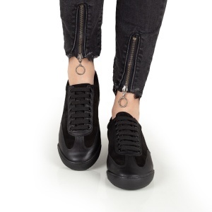 Pantofi Dama Casual Piele Naturala 1296-07 Negru - Img 2