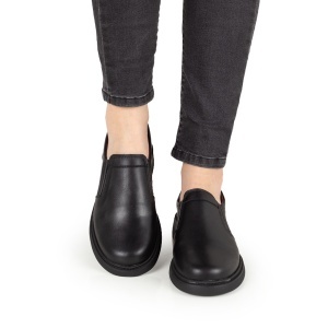 Pantofi Dama Casual Piele Naturala 158 negru - Img 3