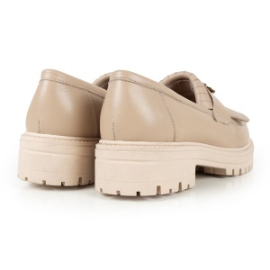 Pantofi Dama Casual Piele Naturala 1263-23 Bej - Img 3