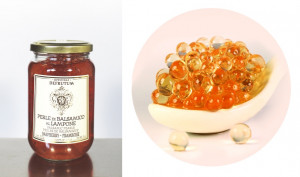 Perle Balsamice Bianche cu aroma de “ZMEURA” Acetaia Leonardi 370g - Img 3