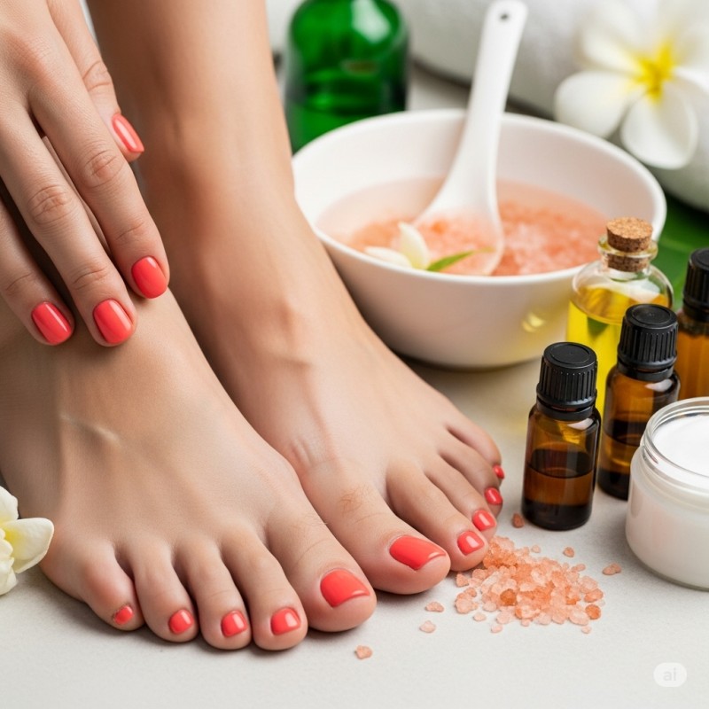 Pedichiura impecabila vara: exfoliere, hidratare si produse esentiale