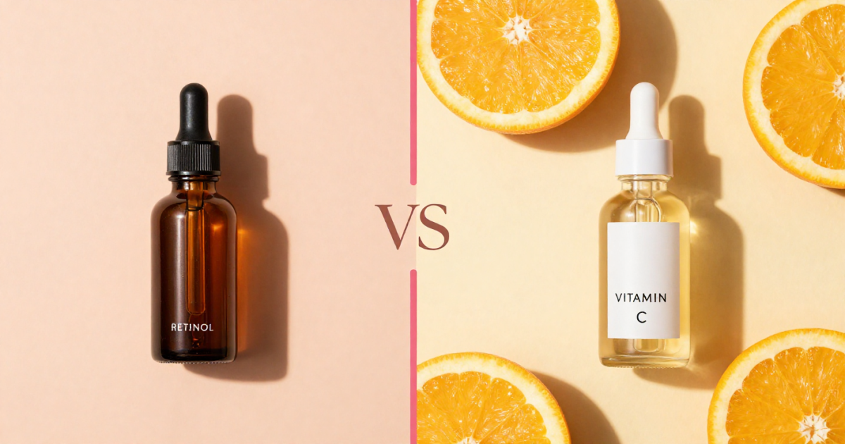 Retinol sau vitamina C? Ce alegi in functie de nevoile tenului tau