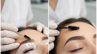 Laminare gene si sprancene: procedura pas cu pas