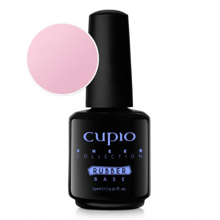 Cupio Rubber Base Sheer Collection - Pink Lemonade 15ml