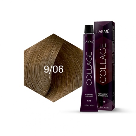 Lakme Vopsea de par permanenta 9/06 blond foarte deschis natural cald Collage 60ml
