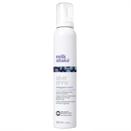 Milkshake Spuma cu pigment violet fara clatire Silver Shine Whipped Cream 200ml