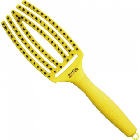 Olivia Garden Finger Combo 90s - Perie profesionala de par cu peri de mistret si nailon Sweet Lemonade