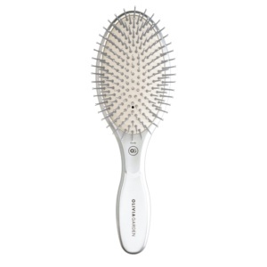Olivia Garden Perie de par cu peri din nailon Expert Care Oval Nylon Silver