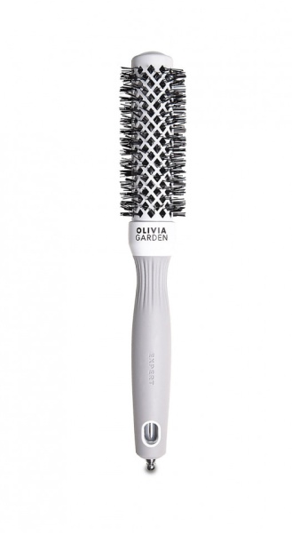 Olivia Garden Perie de par Expert Blowout Shine White&Gray 25mm