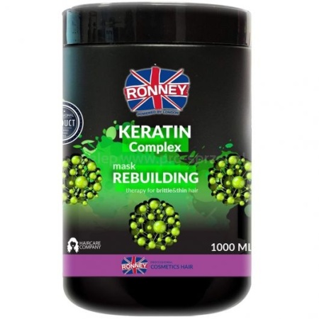 Ronney Professional Masca cu cheratina pentru par deteriorat Keratin Complex 1000ml