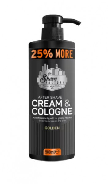 Shave Factory - Colonie crema Golden 500ml