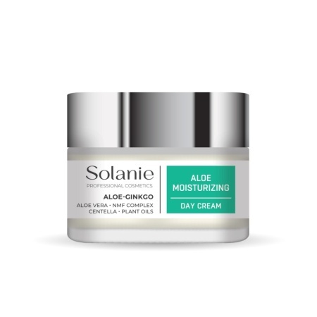 Solanie Crema de fata cu aloe vera si filtru UV Aloe Ginkgo 50ml