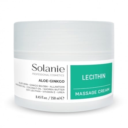 Solanie Crema de masaj regeneratoare cu lecitina si aloe vera Aloe Ginkgo 250ml