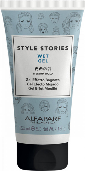 Alfaparf Gel cu aspect umed si fixare medie Style Stories Wet 150ml