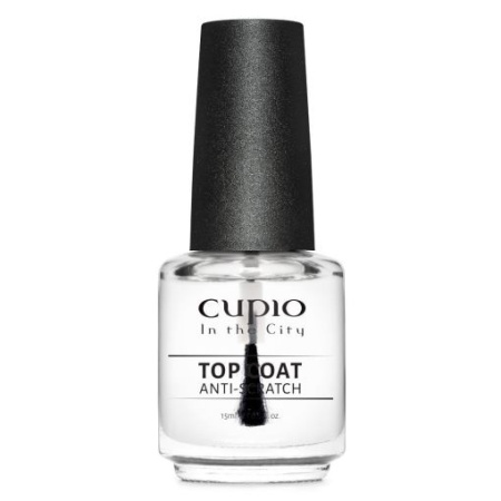 Cupio Finish pentru oja clasica Top Coat In the City Anti-Scratch 15ml