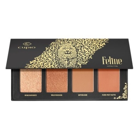 Cupio Paleta de make-up iluminator, bronzer & contur Feline