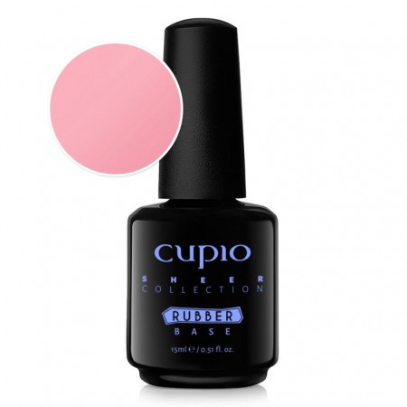 Cupio Rubber Base Sheer Collection - Rose Water 15ml