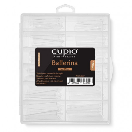 Cupio Tipsuri reutilizabile pentru extensii RevoShapes Ballerina 120buc