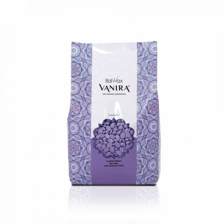 Italwax Ceara de epilat elastica granule cu aroma de levantica Vanira Aromatic Spa Lavender 1kg