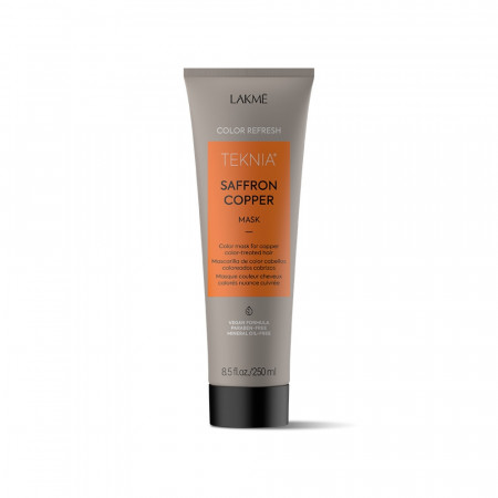 Lakme Masca nuantatoare pentru reimprospatarea culorii parului aramiu Teknia Refresh Saffron Copper 250ml