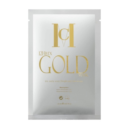 MCCM Masca de fata tip servetel 12HBTX Gold 20ml
