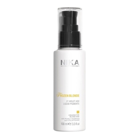 Nika Pigment lichid ultra-concentrat pentru par blond Frozen Blonde 21 Violet Ash 100ml