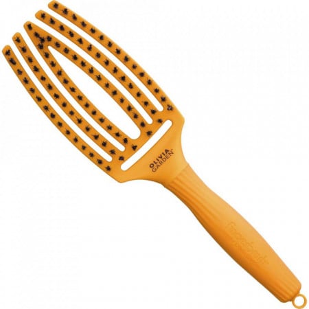 Olivia Garden Finger Combo 90s - Perie profesionala de par cu peri de mistret si nailon Juicy Orange