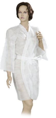Prima Kimono cosmetic PPSB alb de unica folosinta 72x100cm