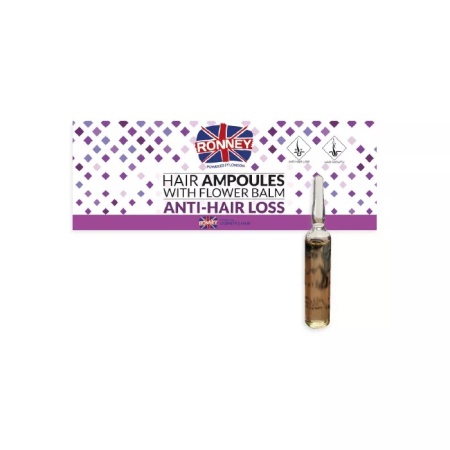 Ronney Professional Fiole de par anticadere Flower Balm Anti-Hair Loss 12x10ml