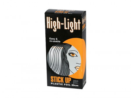 Sibel High Light Stick Up folie plastic pentru coafat 30x9 cm 200 buc